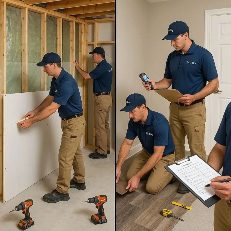 Repairs and Reconstruction process in Roxbury, WI